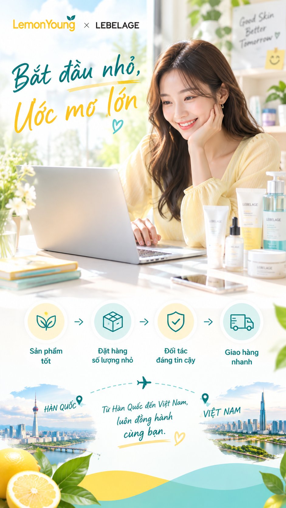 LemonYoung x LEBELAGE — Bắt đầu nhỏ, ước mơ lớn