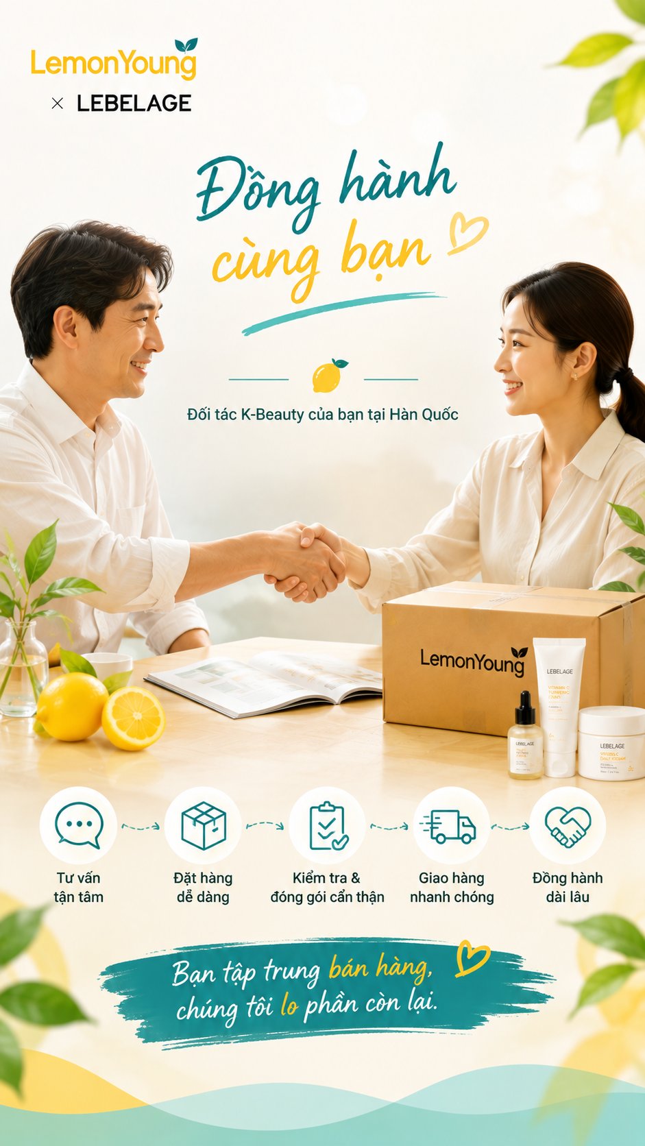 LemonYoung x LEBELAGE — Đồng hành cùng bạn